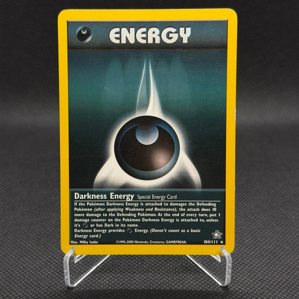 Pokémon Darkness Energy Neo Genesis #104 Rare Regular LP